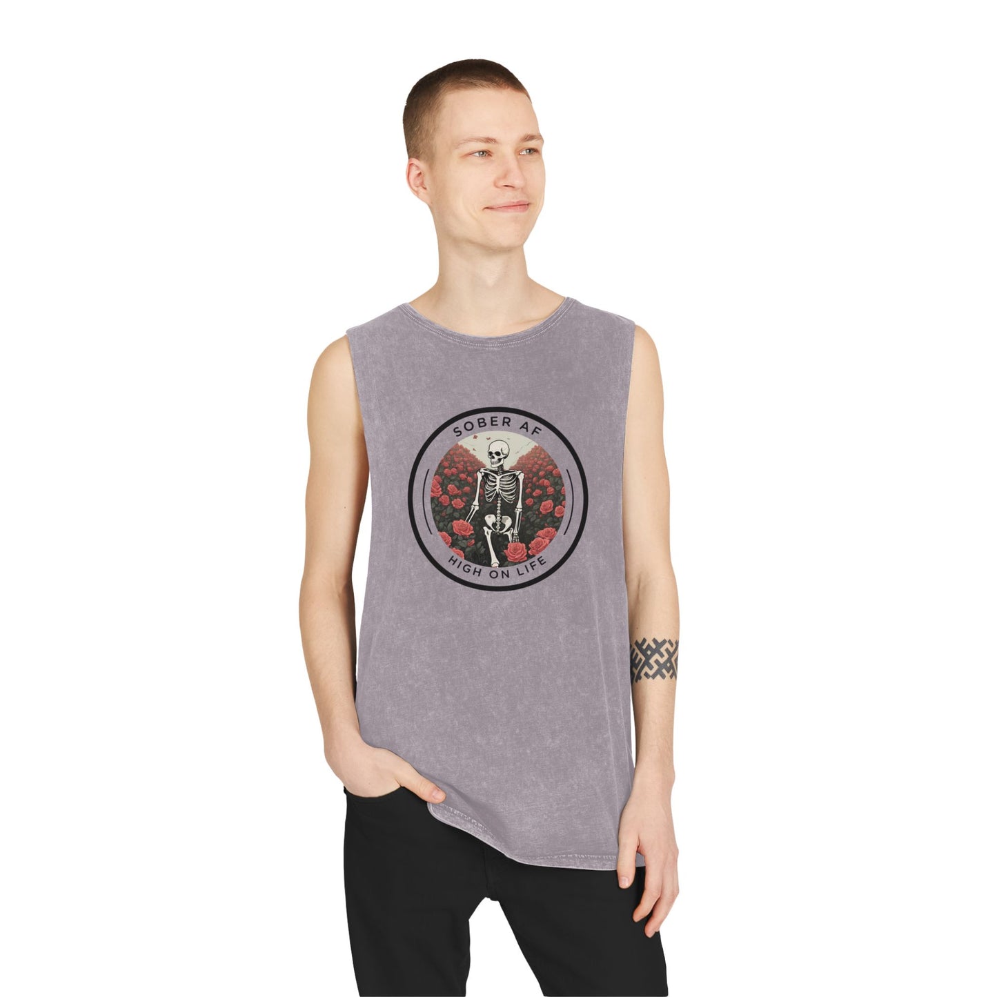 Unisex Stonewash Tank Top