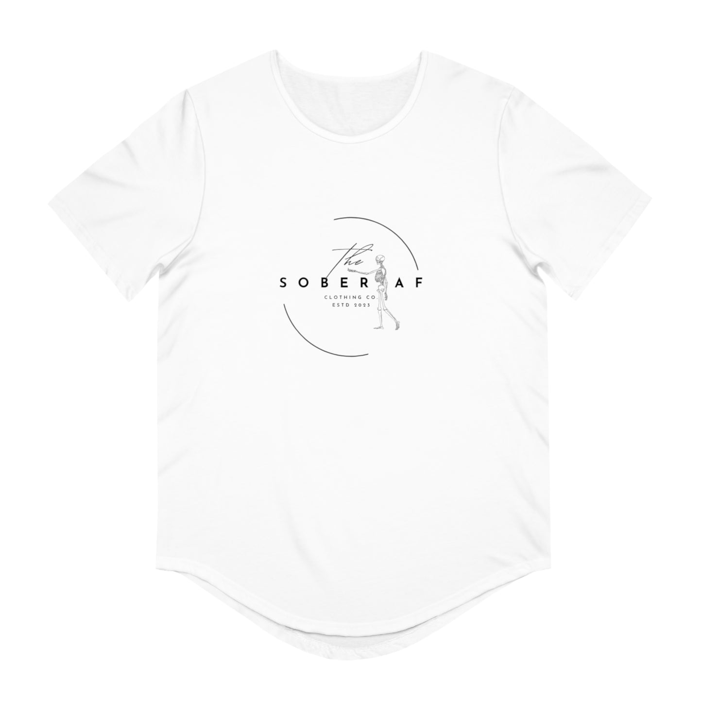 Men's Jersey Curved Hem Tee