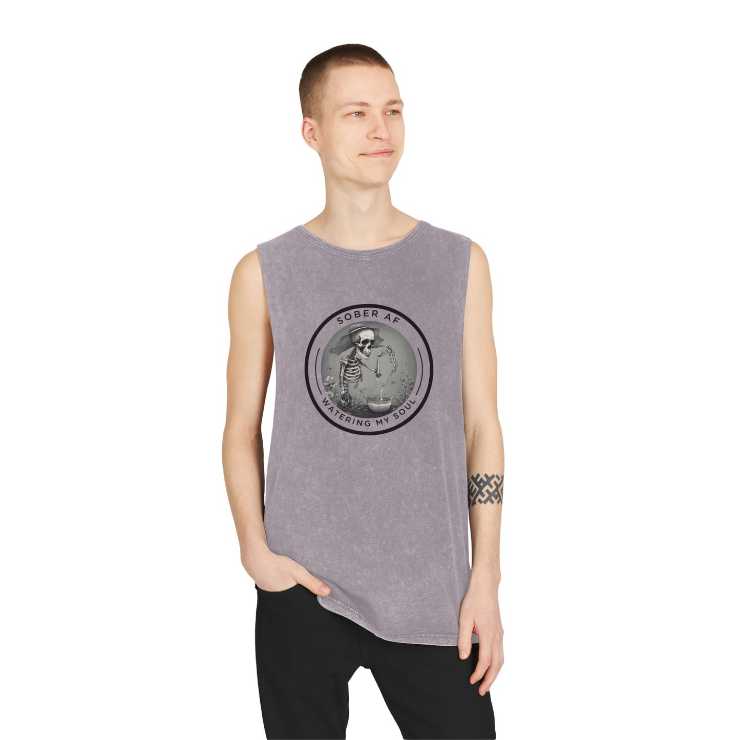 Unisex Stonewash Tank Top