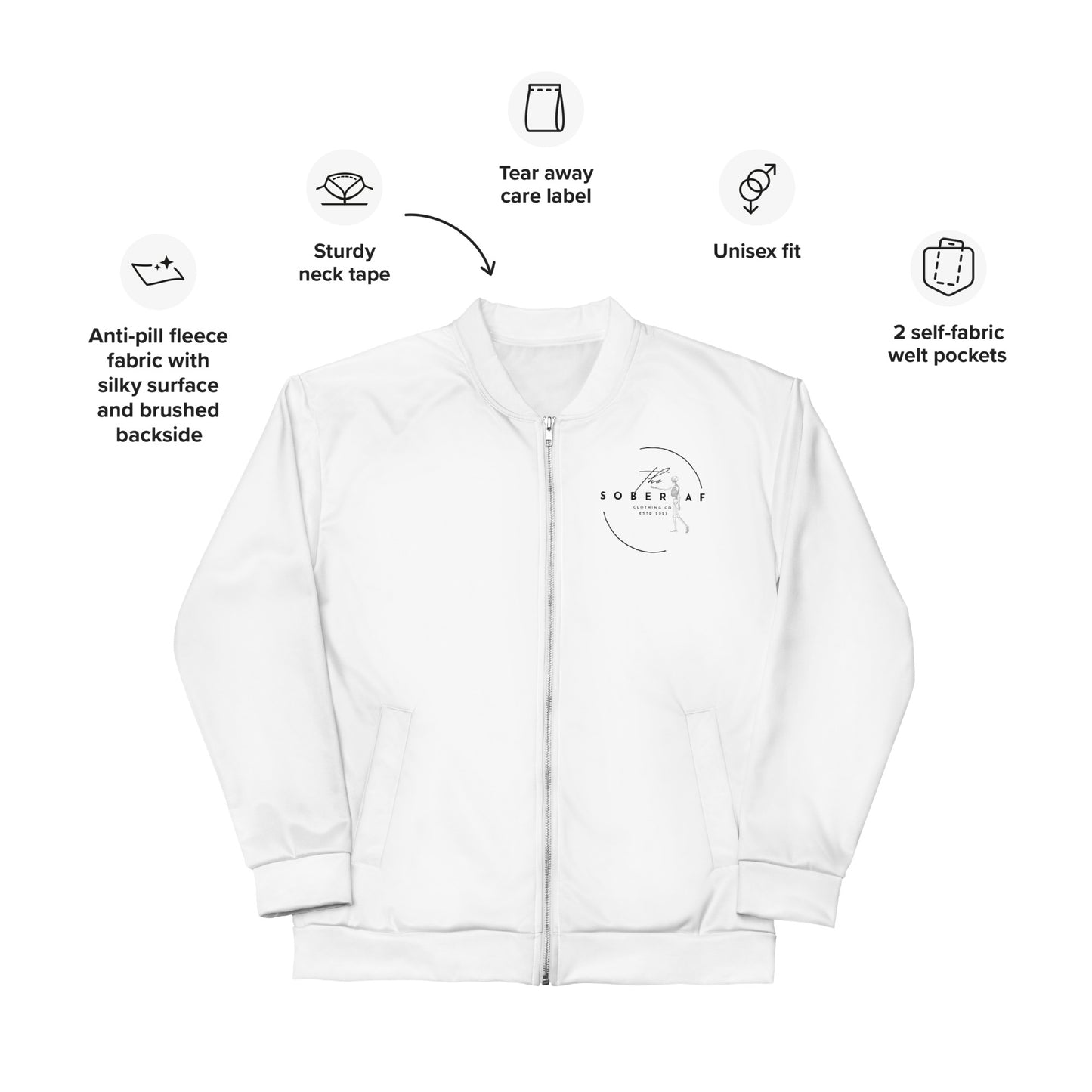 Unisex Bomber Jacket